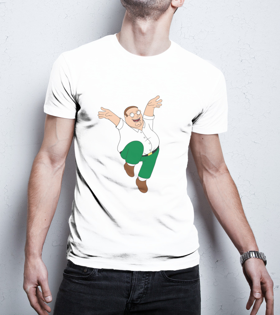 Peter Griffin Dancing In Rick And Morty T-Shirt
