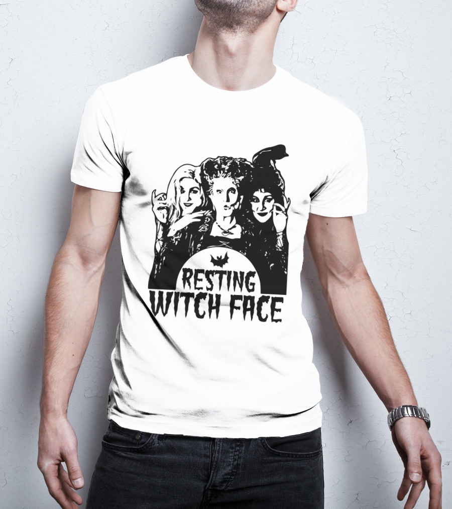 Resting Witch Face Sanderson Sisters Halloween Trio T-Shirt