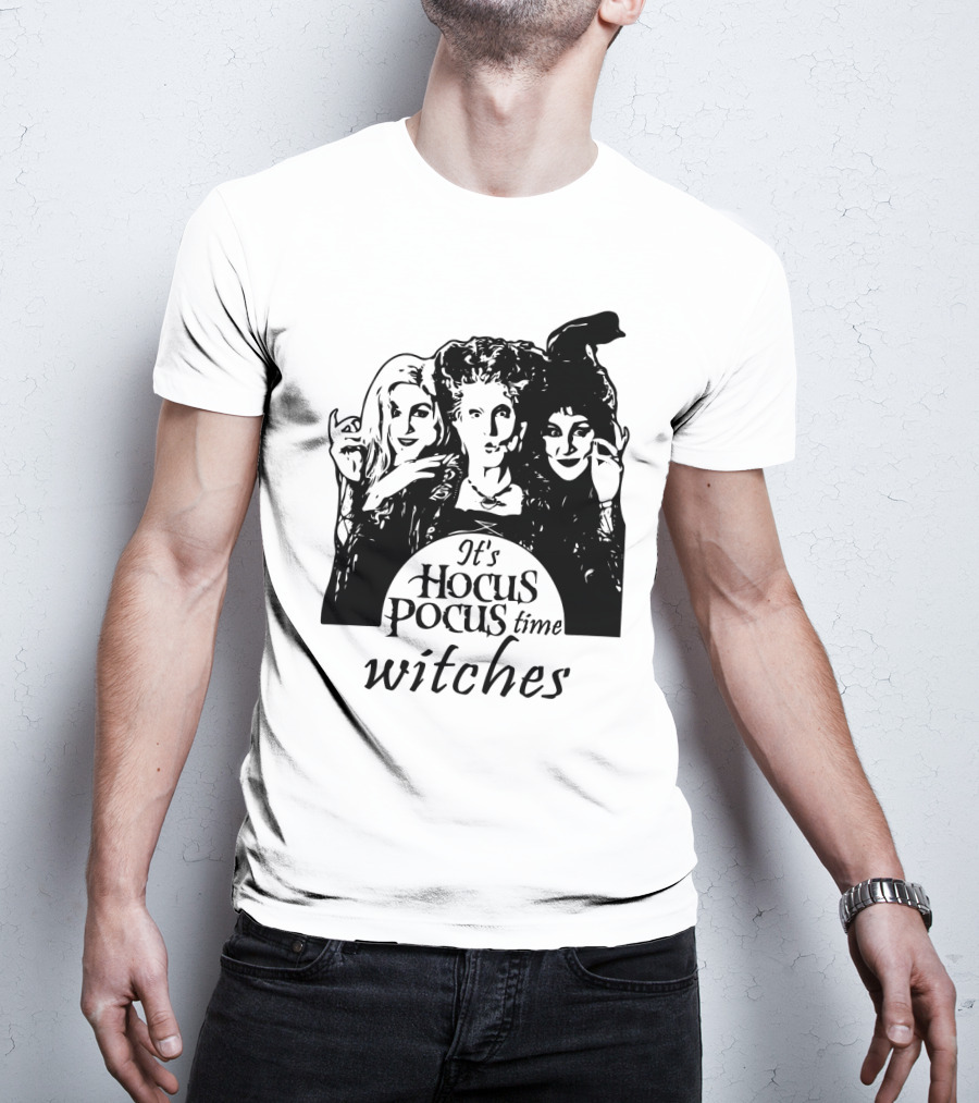 It's Hocus Pocus Time Witches T-Shirt