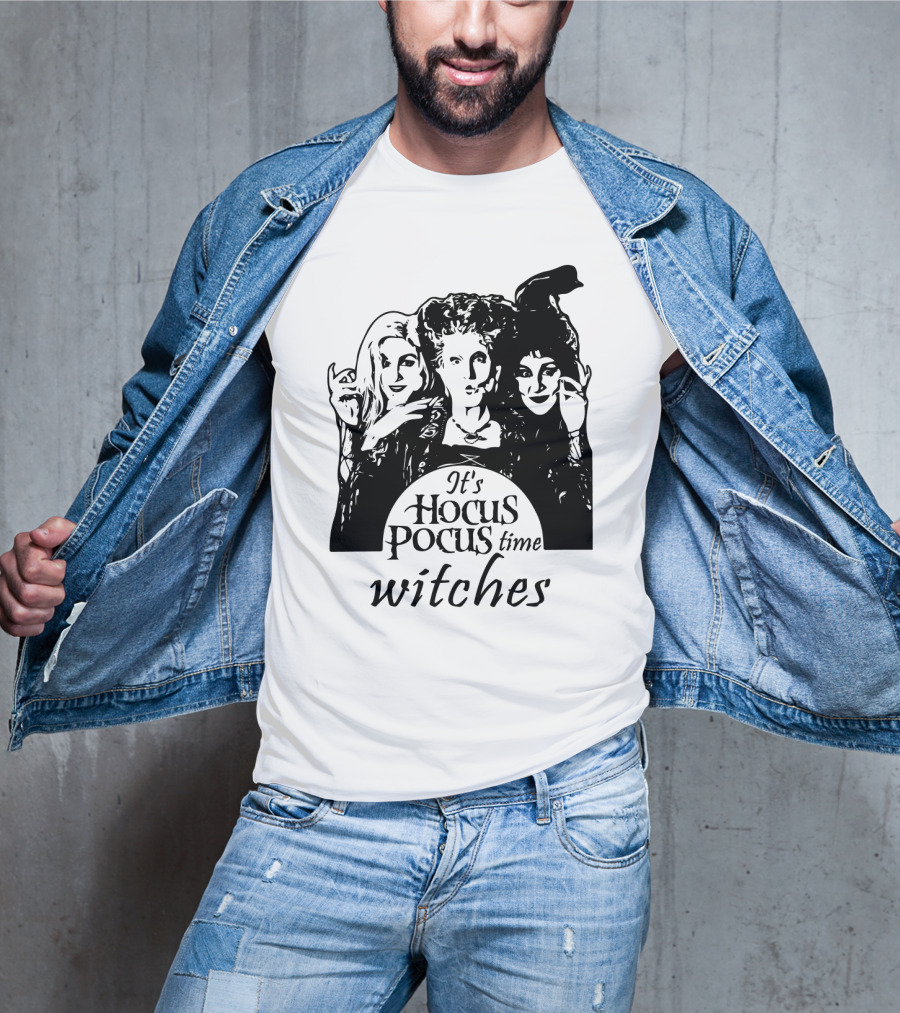 It's Hocus Pocus Time Witches T-Shirt