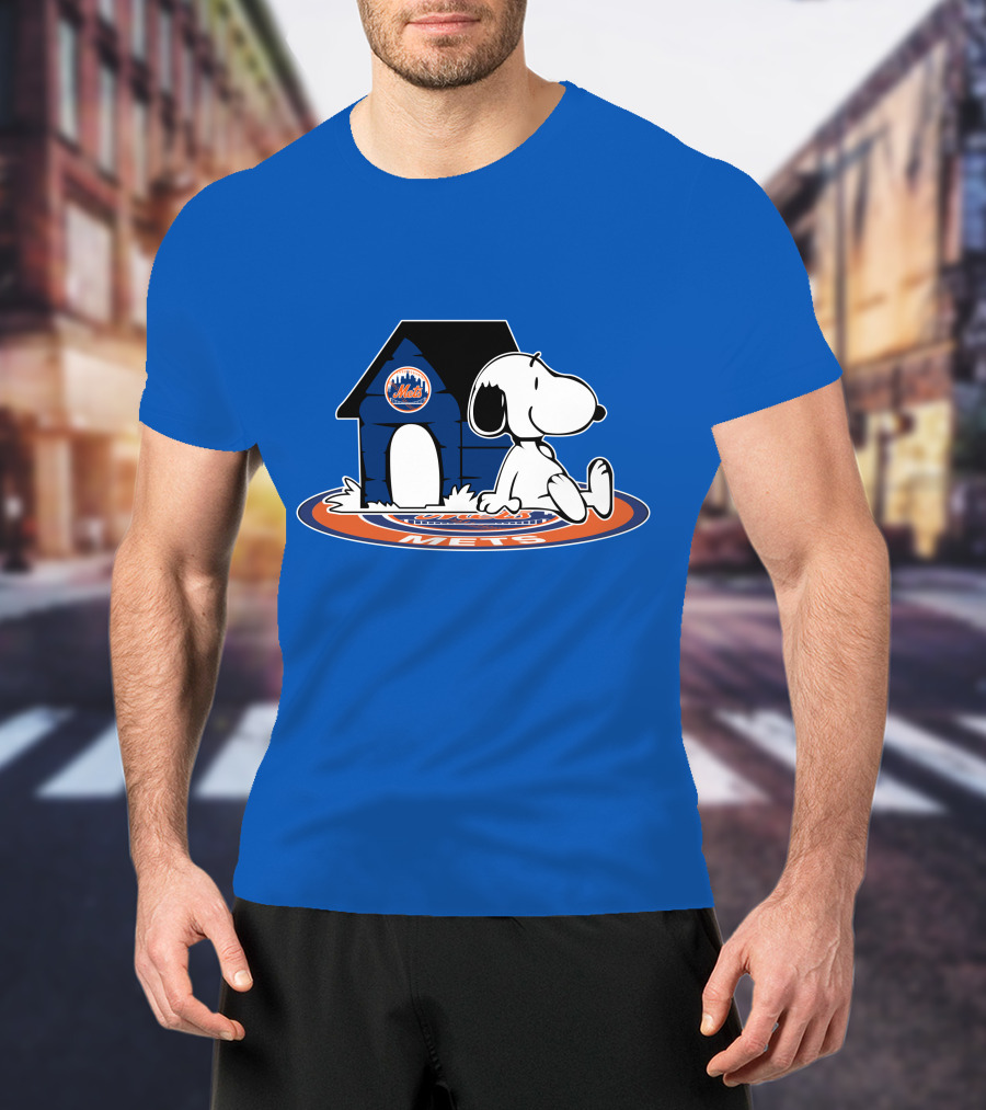 New York Mets Baseball Fan Now And Forever Snoopy T-Shirt