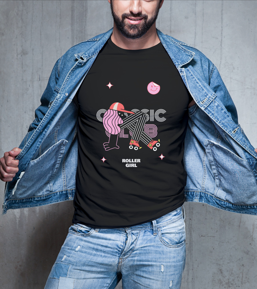 Classic Club Roller Girl T-Shirt