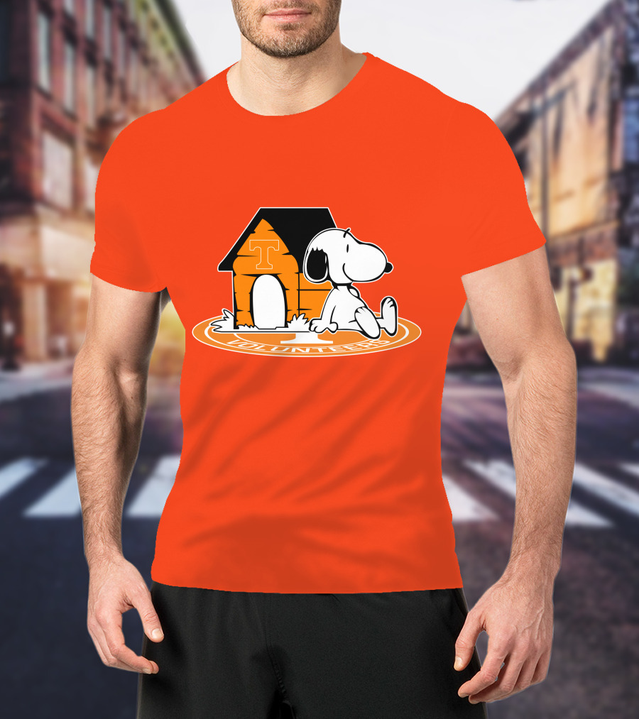 Snoopy Tennessee Volunteers Football Now And Forever T-Shirt