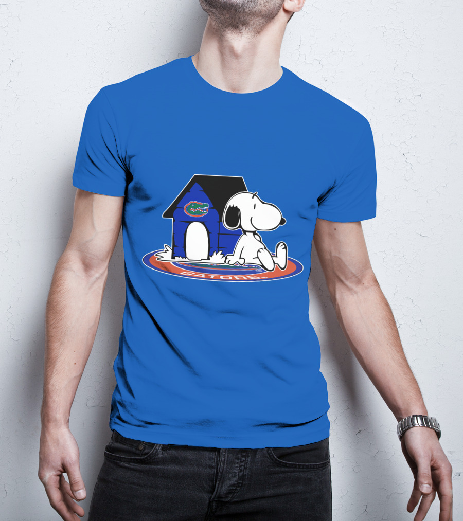 Florida Gators Fan Snoopy House Now And Forever T-Shirt