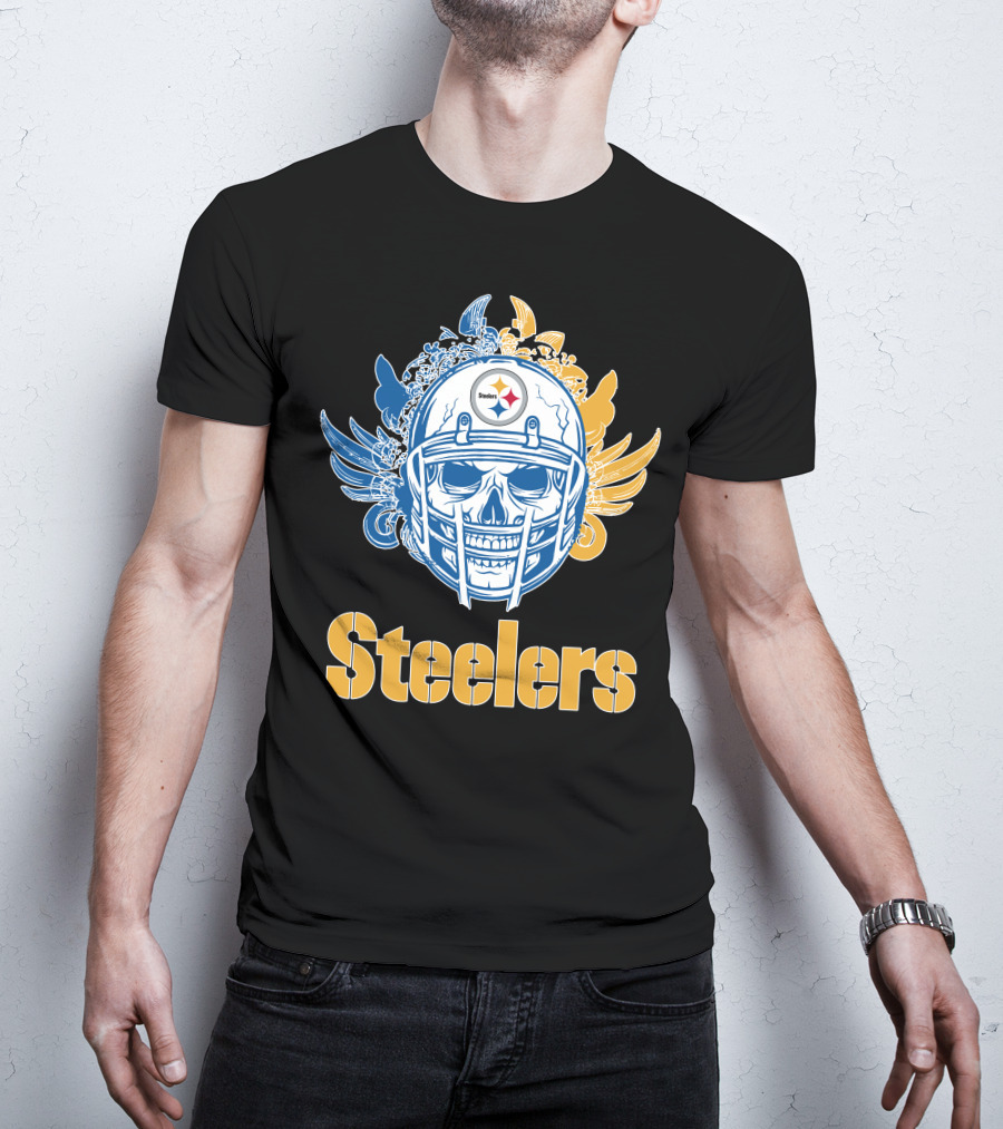 Pittsburgh Steelers Skull Steelers T-Shirt