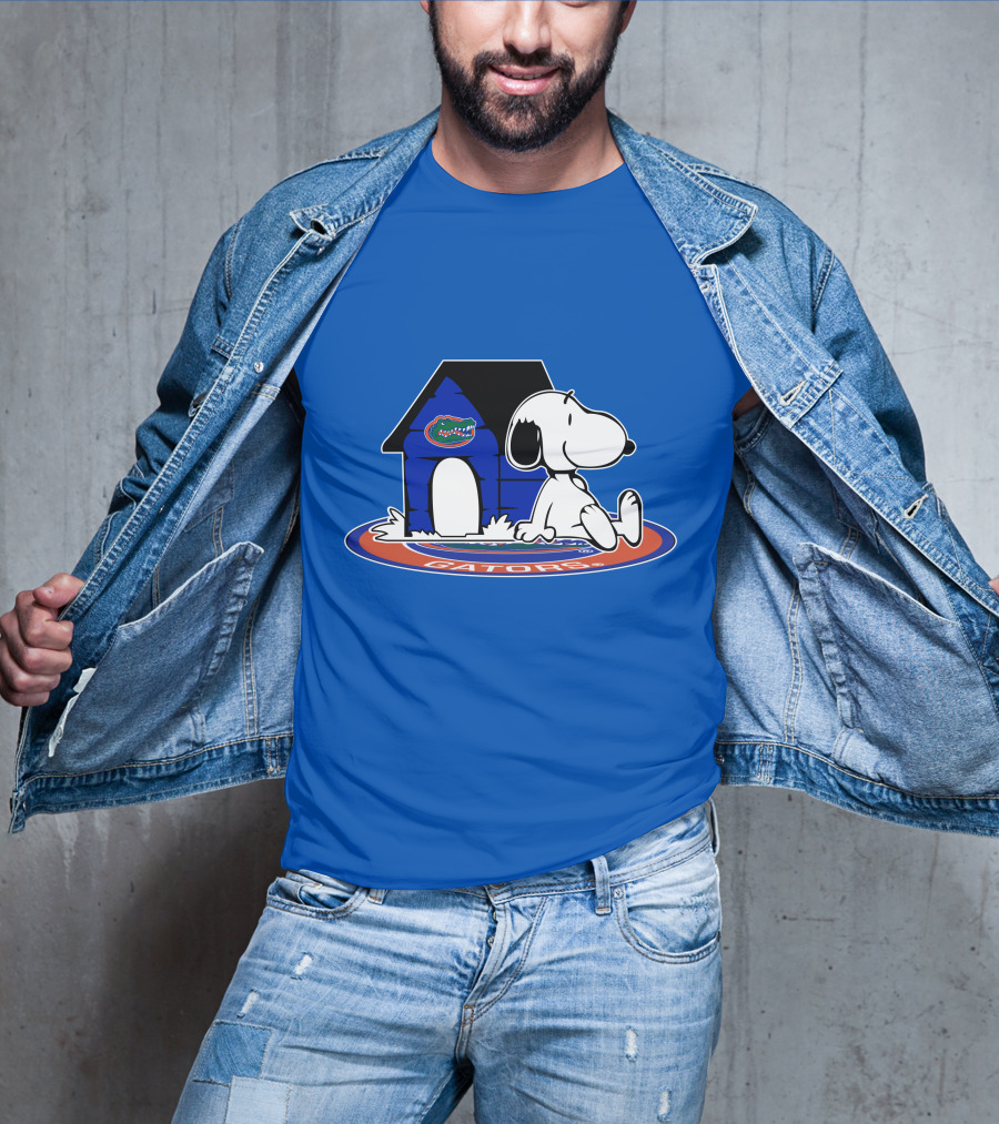 Snoopy Peanuts Florida Gators Fan Now And Forever Gators Football T-Shirt