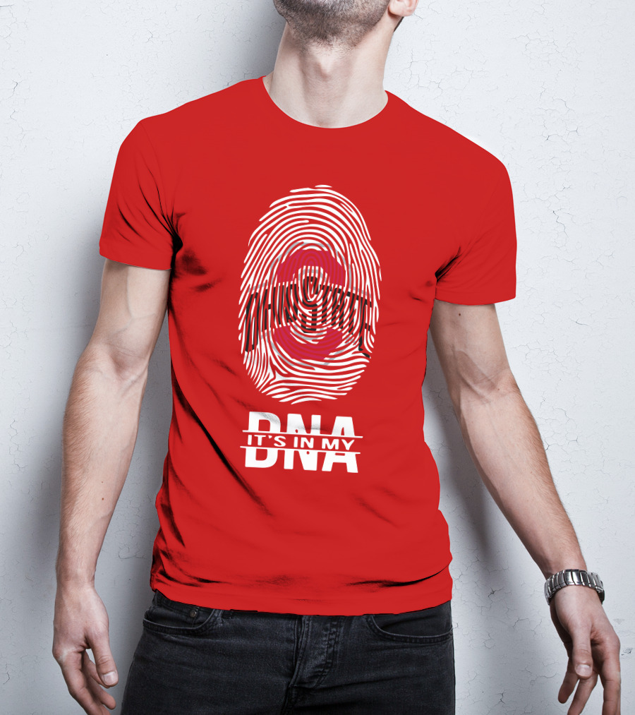 Ohio State Buckeyes Fingerprint It's In My DNA T-Shirt