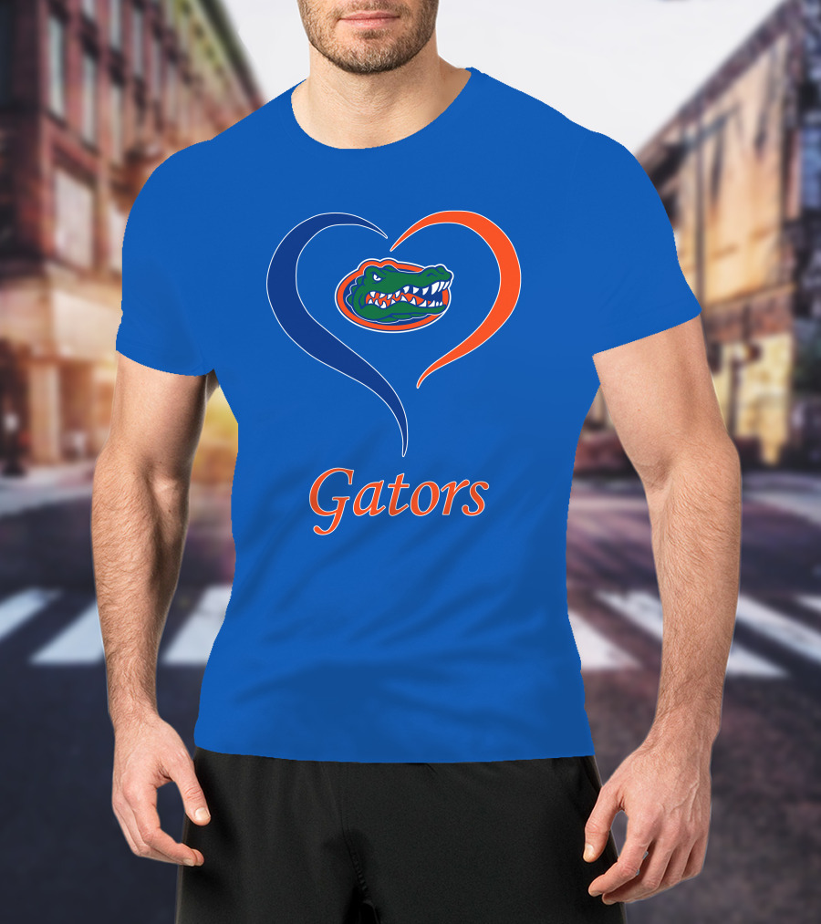Gators Heart Florida Gators T-Shirt
