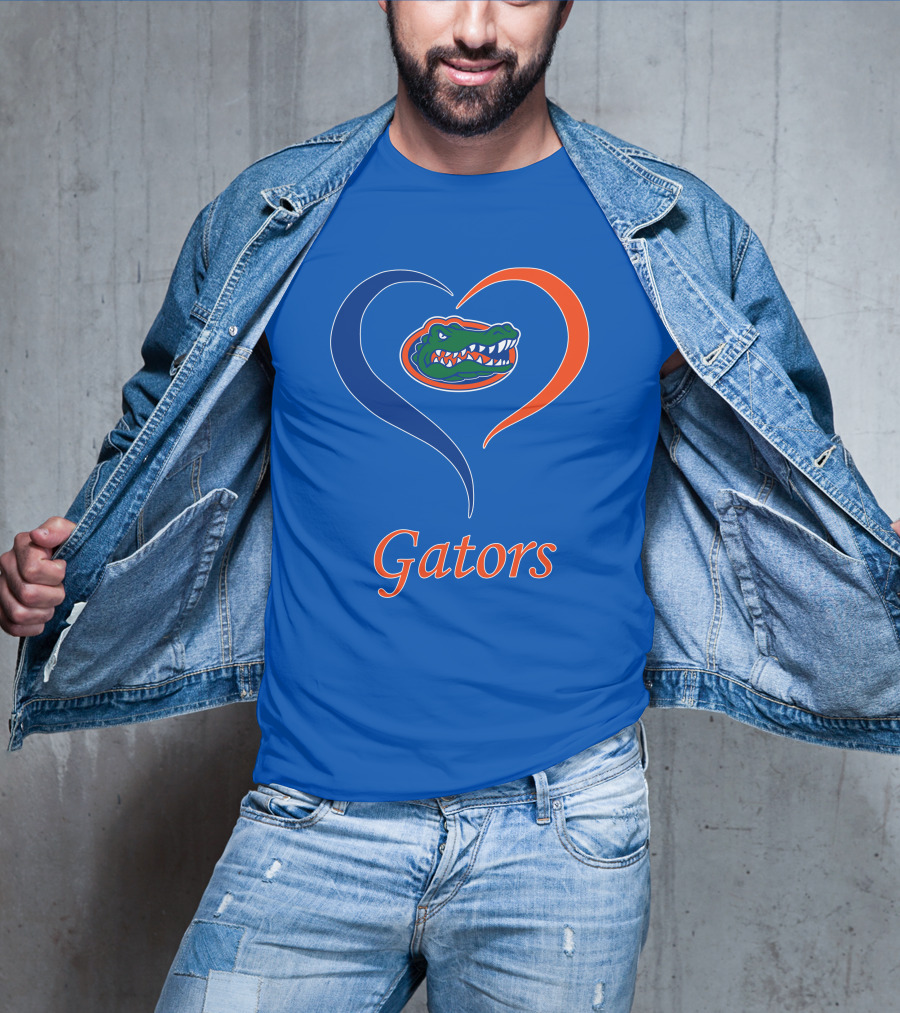 Gators Heart Florida Gators T-Shirt