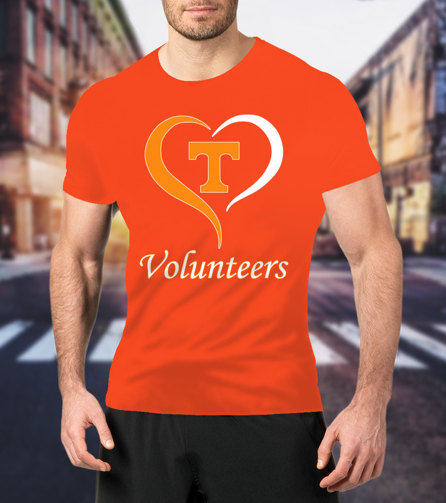 Heart T Tennessee Volunteers T-Shirt