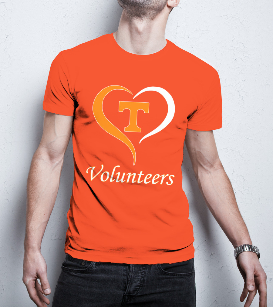 Heart T Tennessee Volunteers T-Shirt