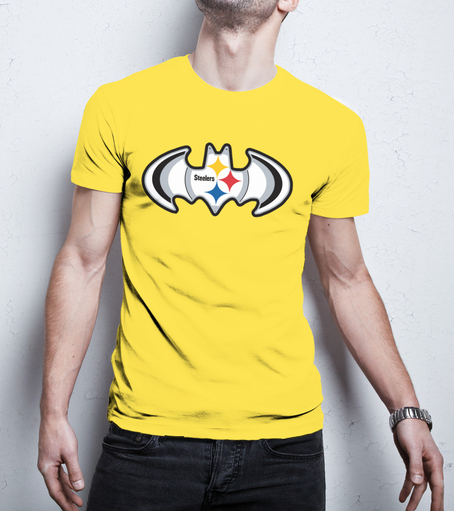 Steelers Batman Logo Pittsburgh Steelers Are Coming T-Shirt