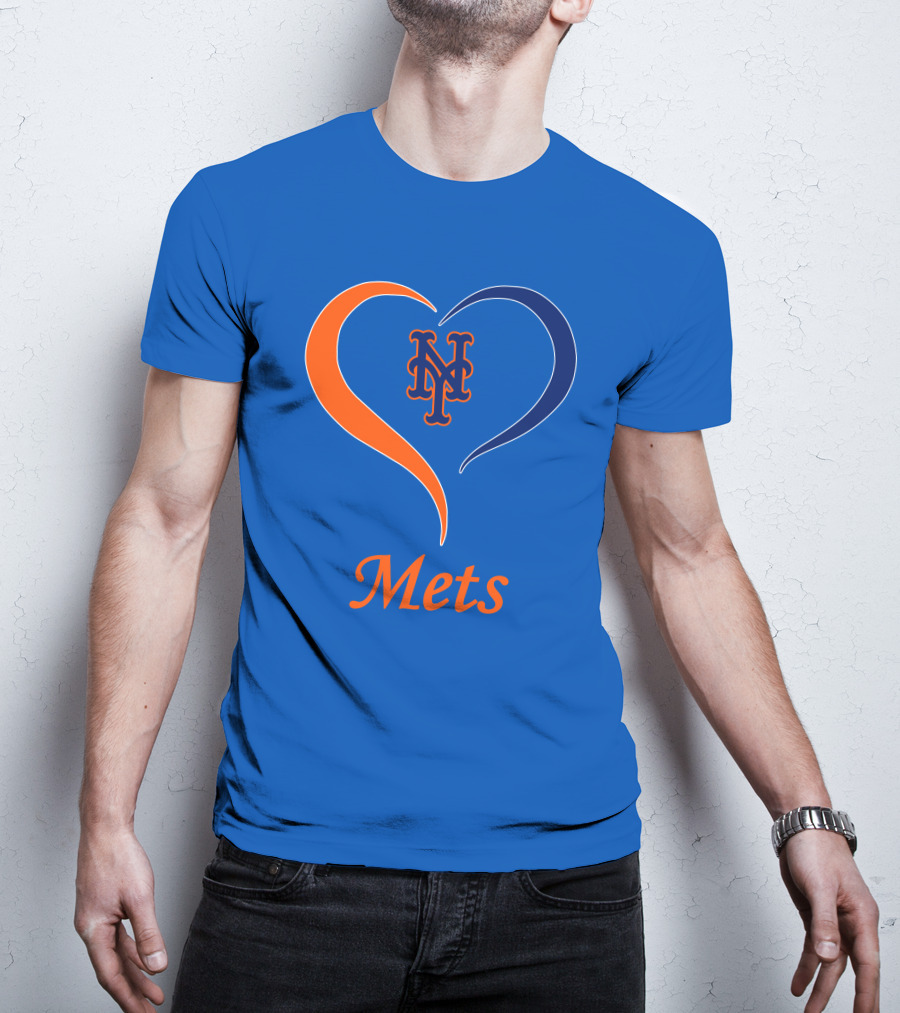 New York Mets Heart Logo Mets T-Shirt