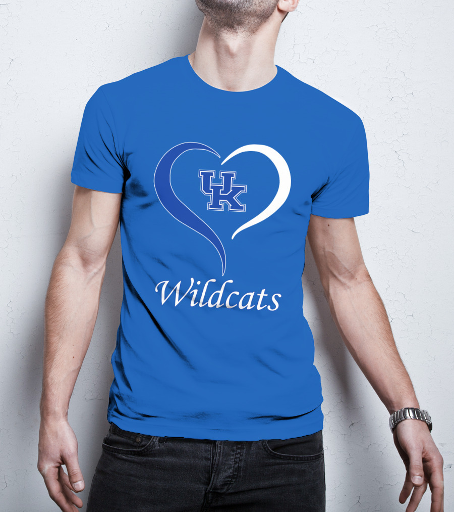 UK Wildcats Heart Wildcats T-Shirt