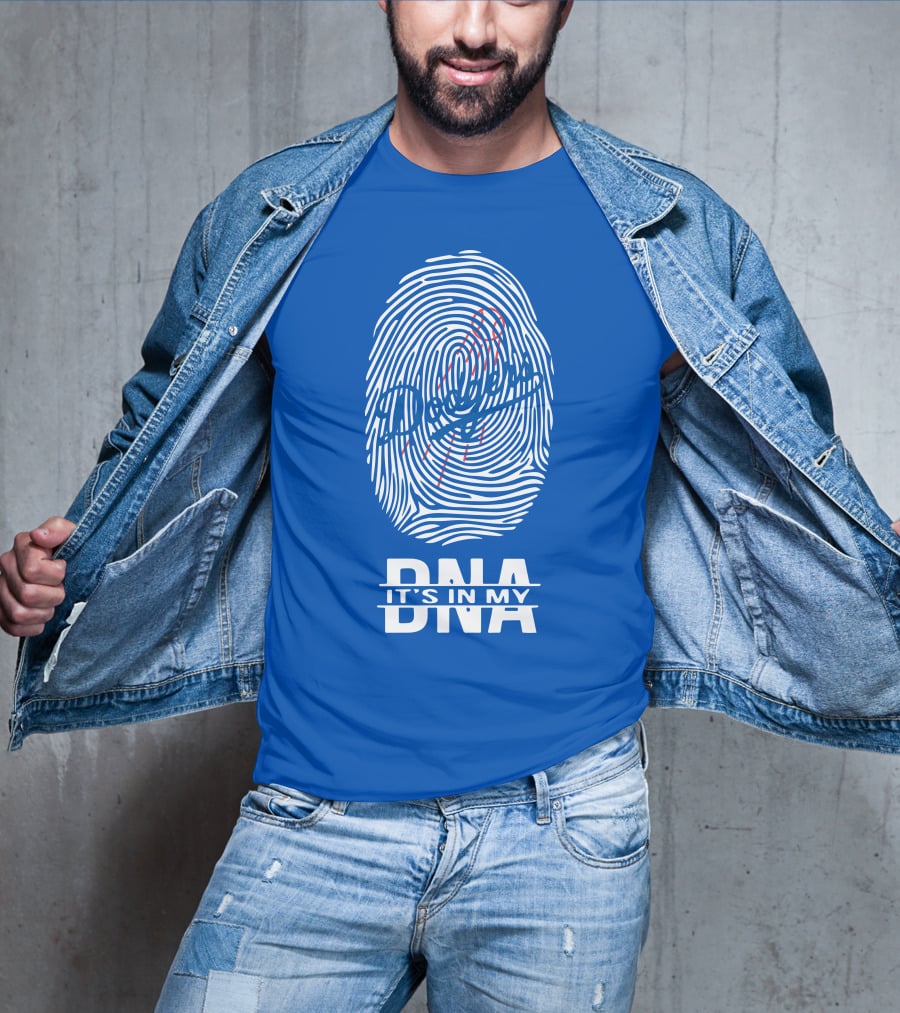 Los Angeles Dodgers Dna It's In My Dna T-Shirt