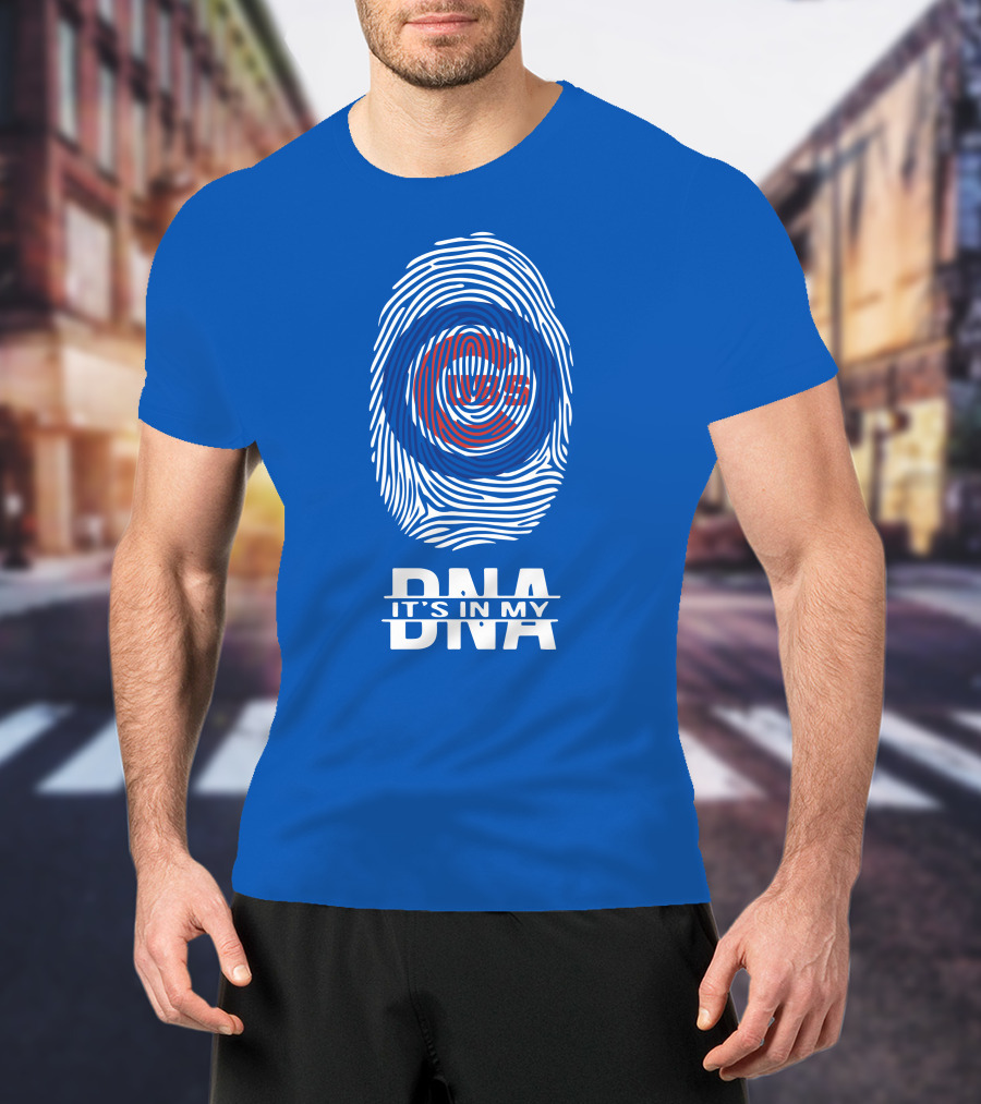 Chicago Cubs It's In My Dna Fingerprint T-Shirt