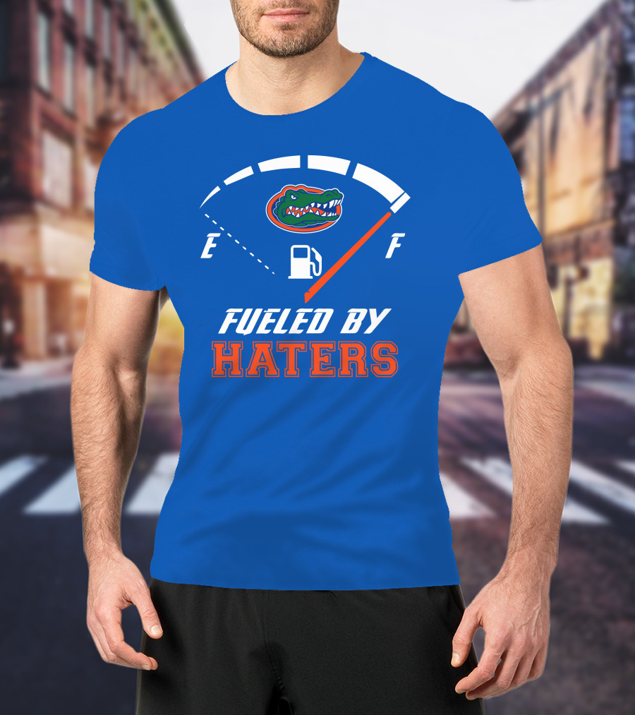 Florida Gators Fueled By Haters Fuel Gauge T-Shirt