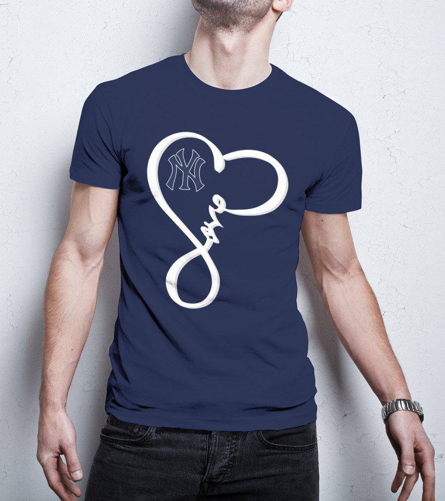 Yankees Love Heart T-Shirt