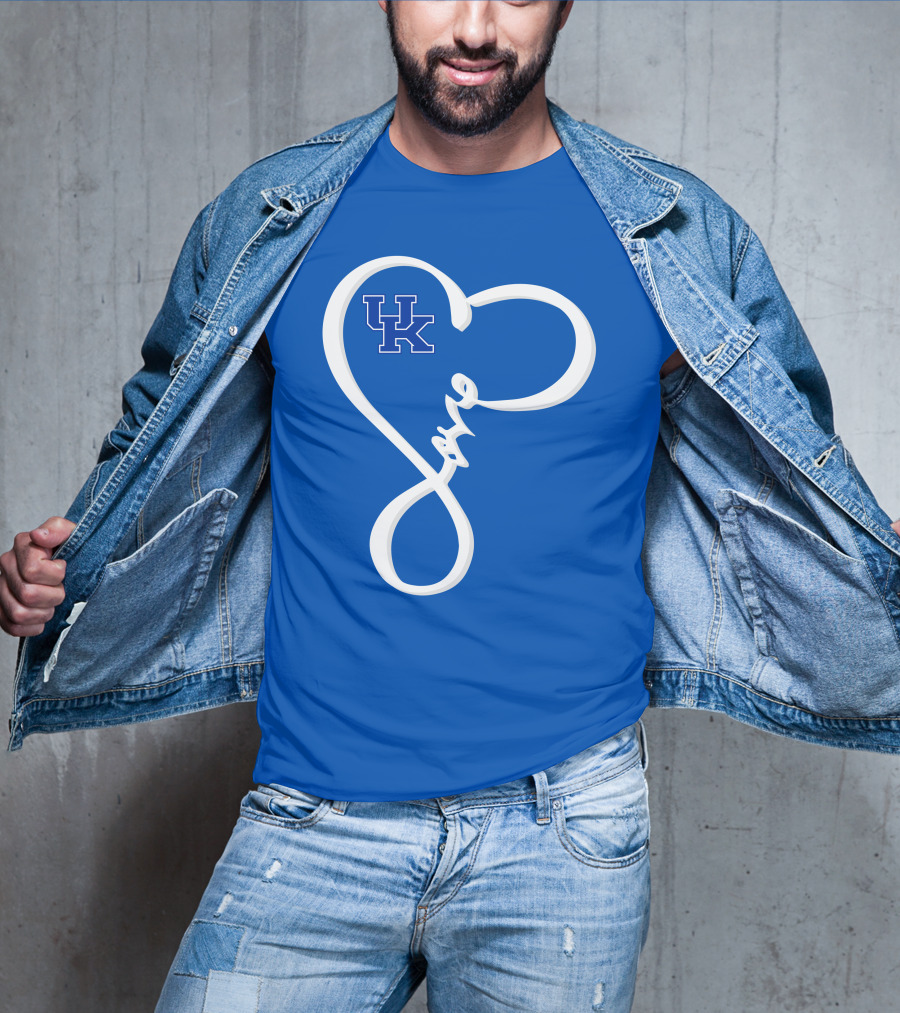 UK Wildcats Love Heart T-Shirt