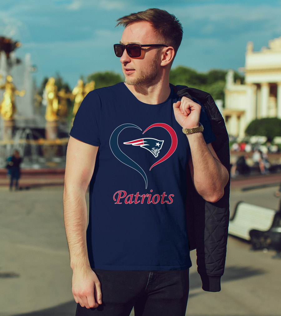 Patriots New England Heart T-Shirt