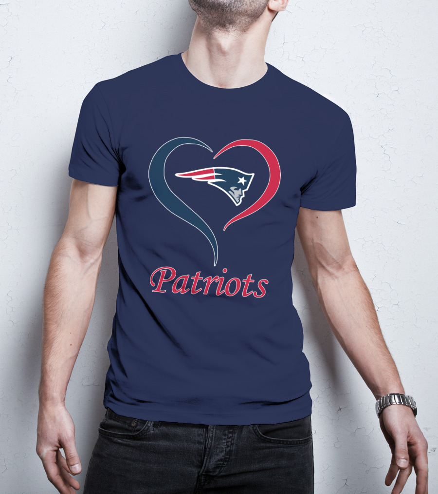 Patriots New England Heart T-Shirt