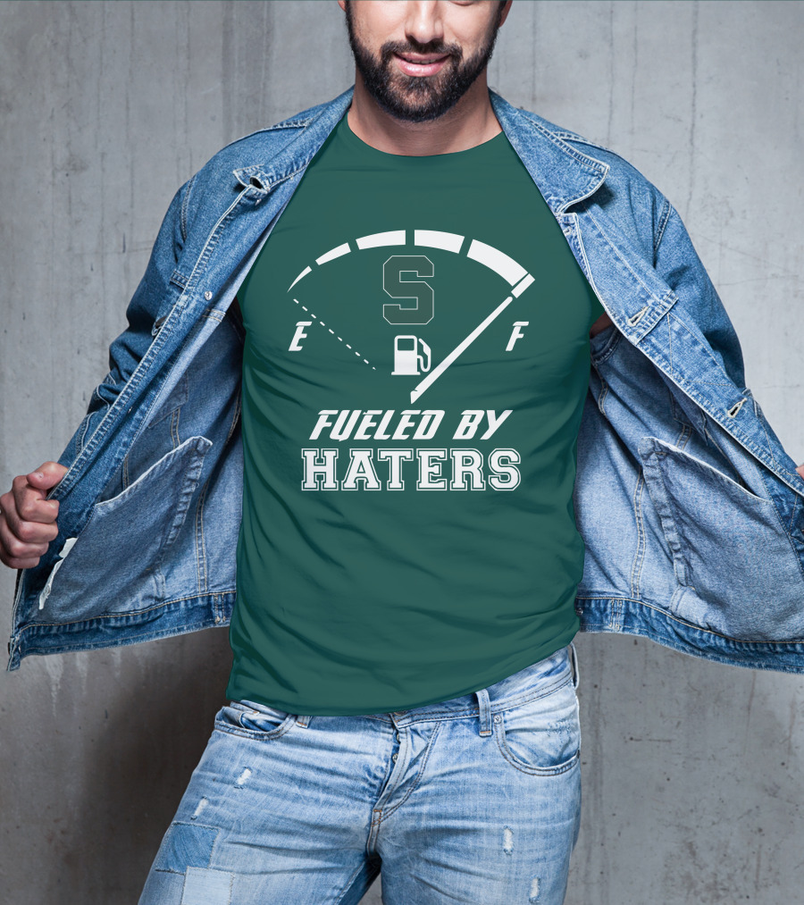 Fueled By Haters Michigan State S Icon Fuel Gauge T-Shirt