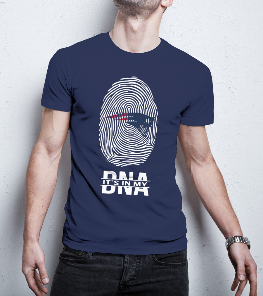 New England Patriots It's In My DNA Fingerprint T-Shirt