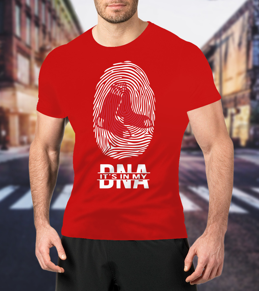 Boston Red Sox It's In My DNA Fingerprint Sox T-Shirt