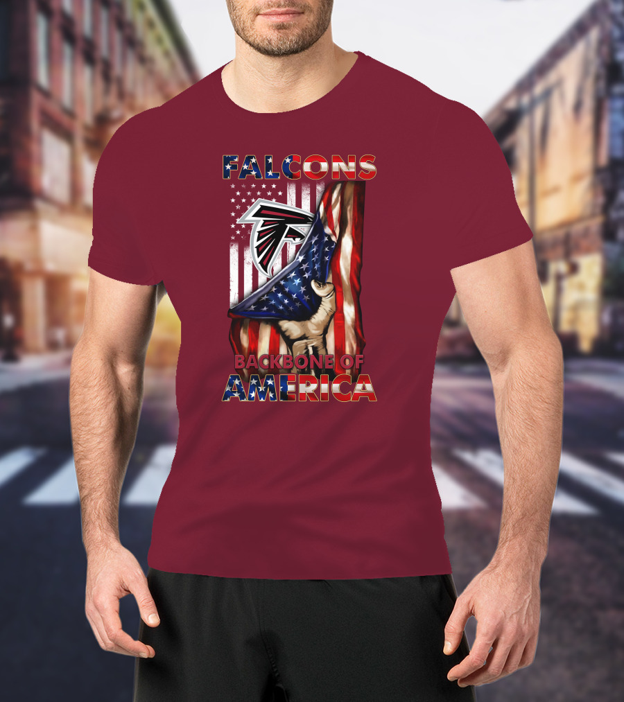 Falcons Backbone Of America Patriots T-Shirt