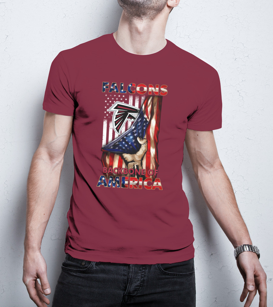 Falcons Backbone Of America Patriots T-Shirt