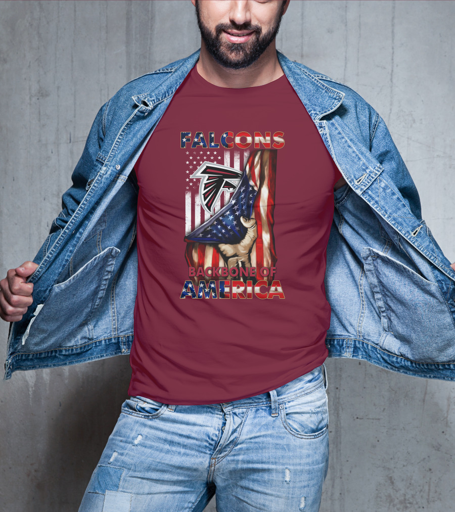 Falcons Backbone Of America Patriots T-Shirt