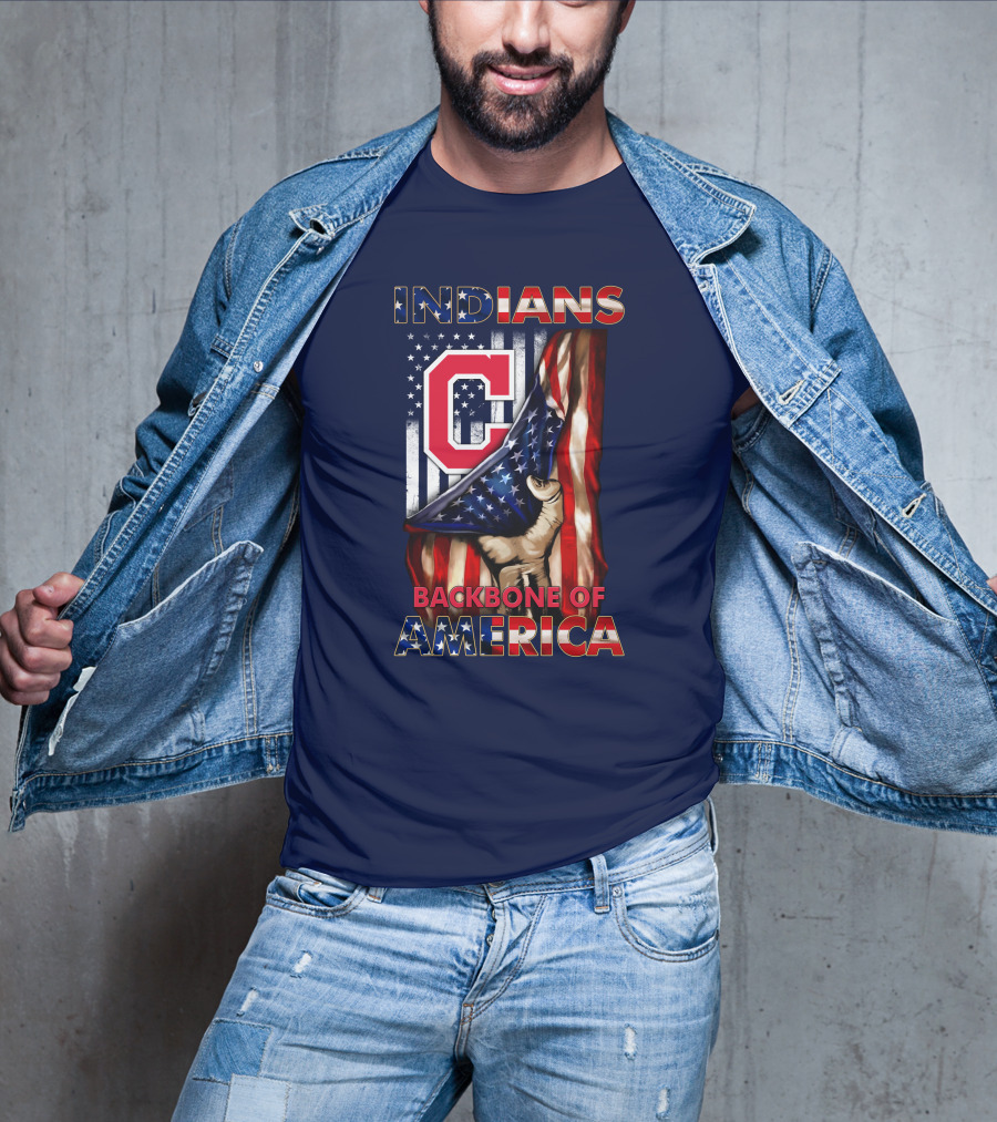 Indians Backbone Of America Cleveland T-Shirt