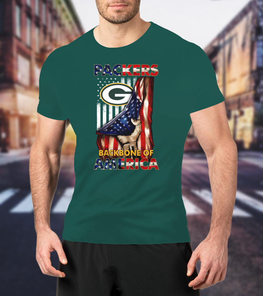 Packers Backbone Of America Green Bay T-Shirt