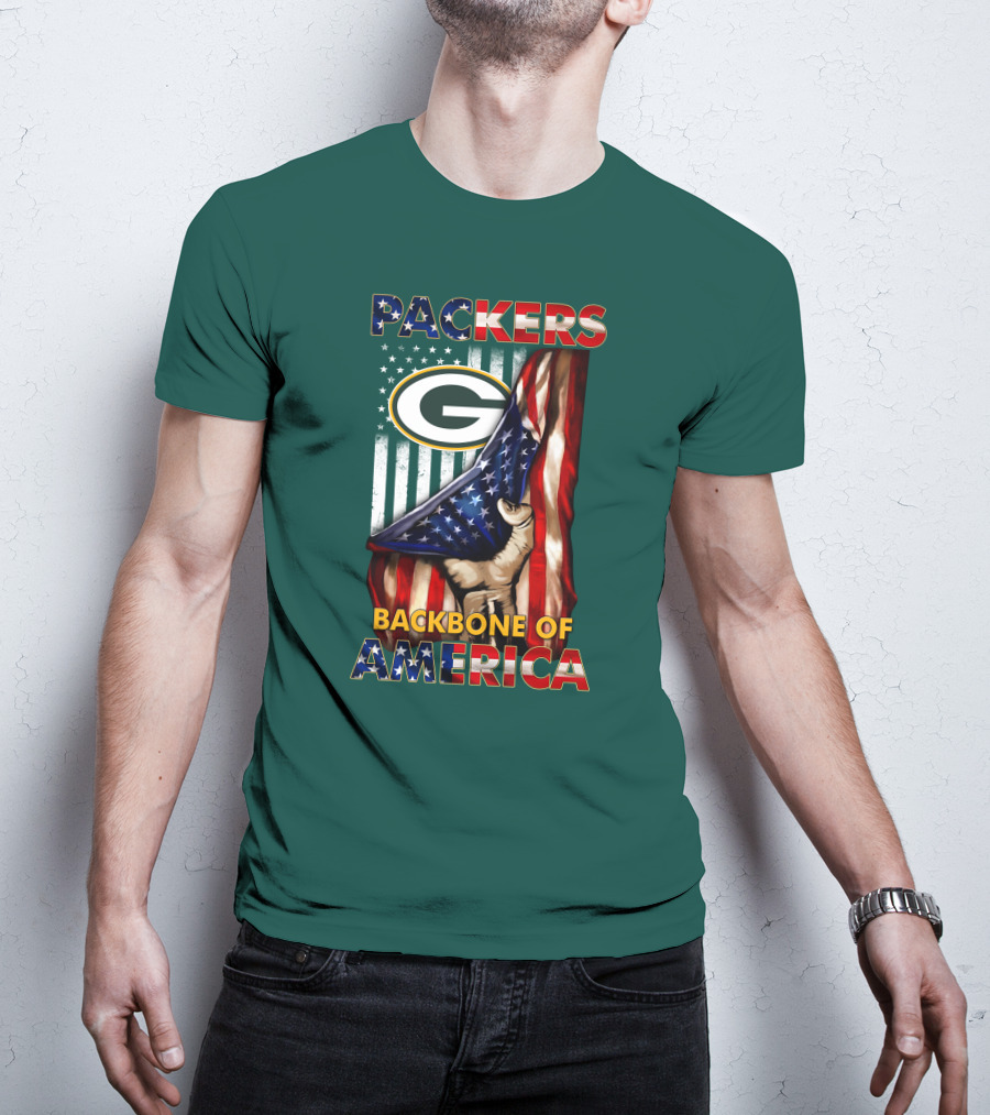 Packers Backbone Of America Green Bay T-Shirt