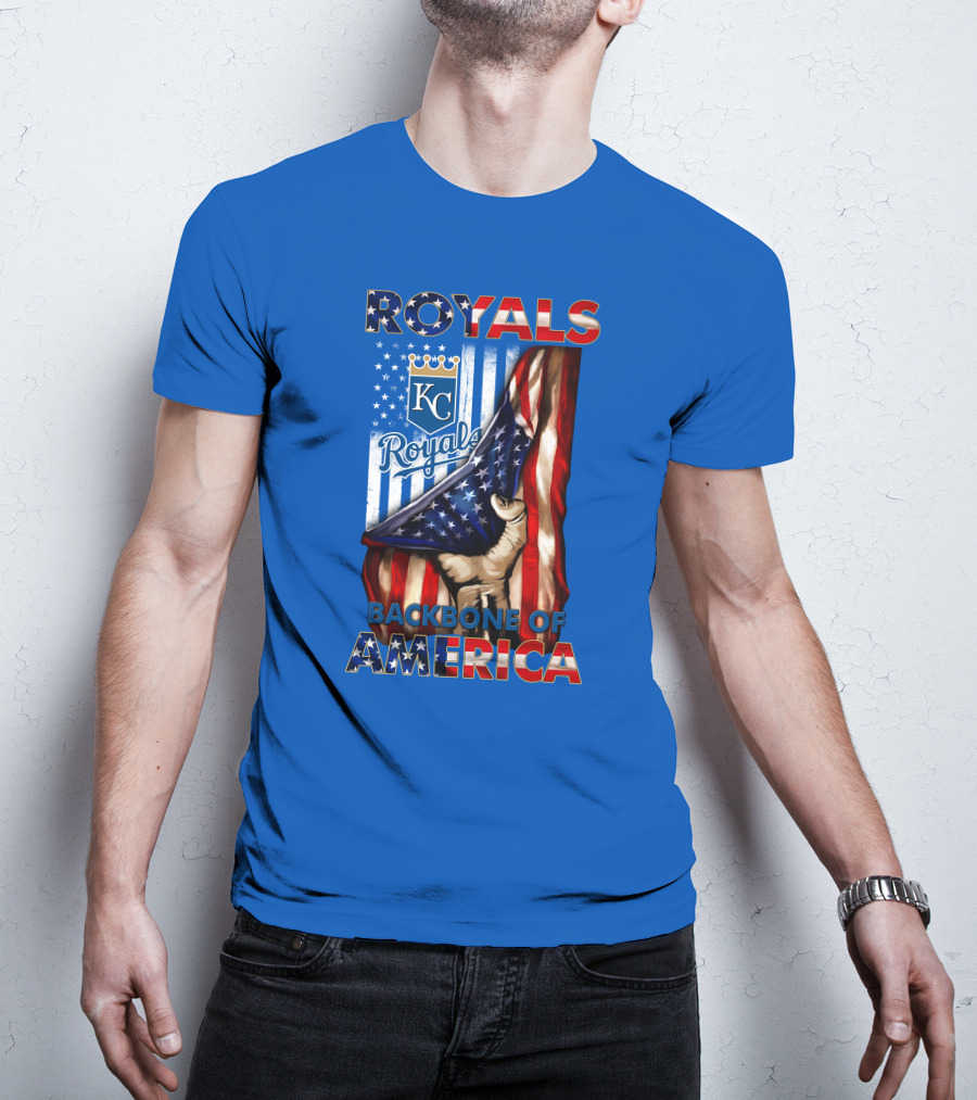 Royals Kc Backbone Of America T-Shirt