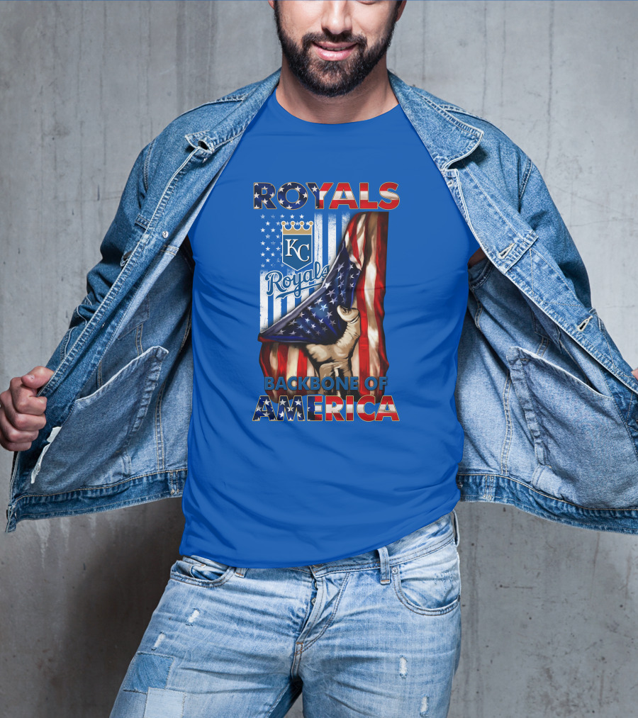 Royals Kc Backbone Of America T-Shirt