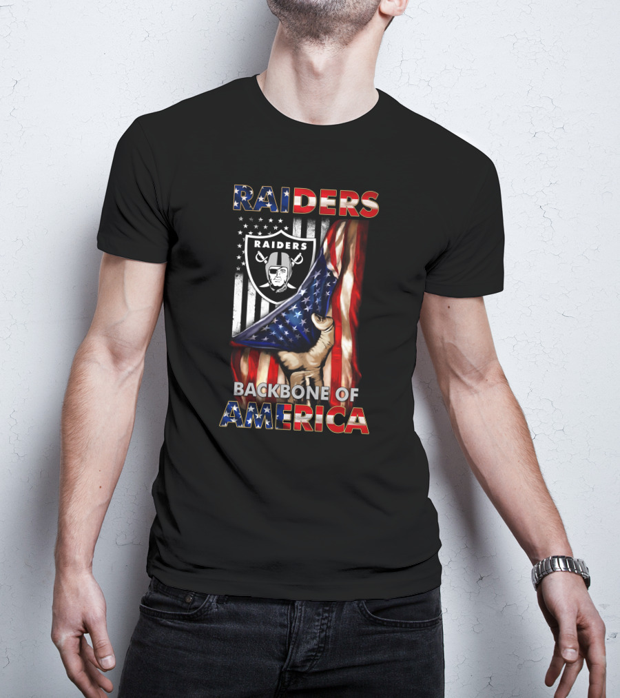 Raiders Backbone Of America T-Shirt
