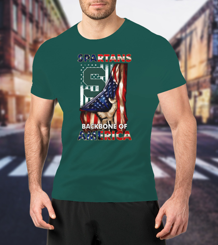 Spartans Backbone Of America Michigan State T-Shirt