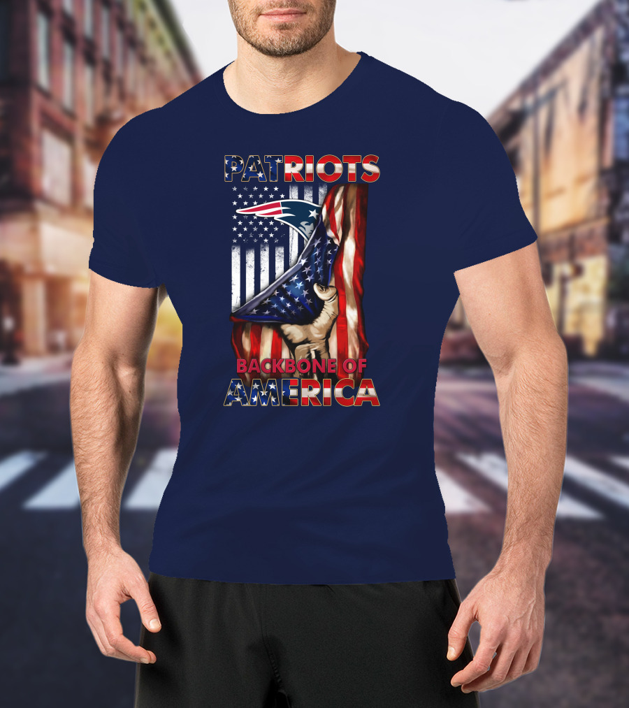 Patriots Backbone Of America New England T-Shirt