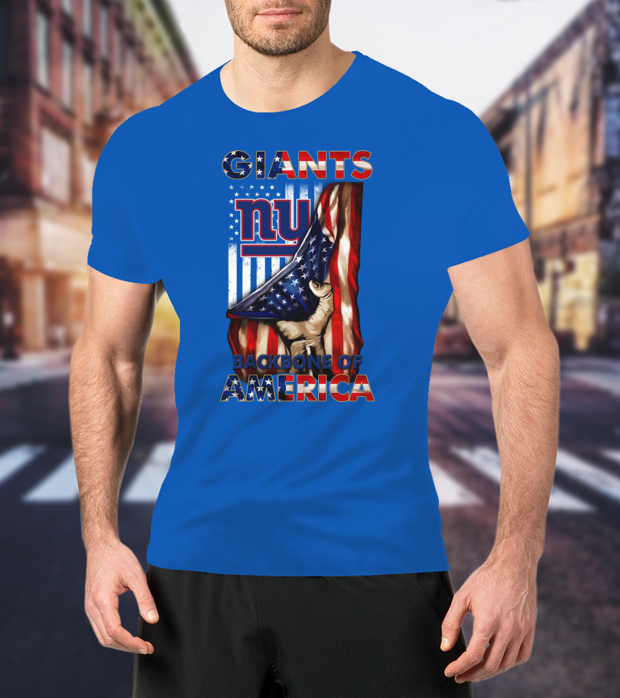 Giants Backbone Of America New York T-Shirt