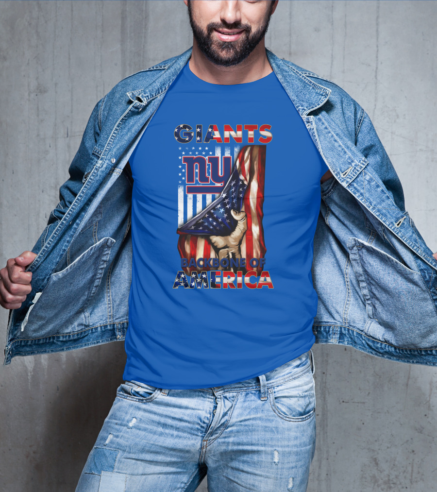 Giants Backbone Of America New York T-Shirt