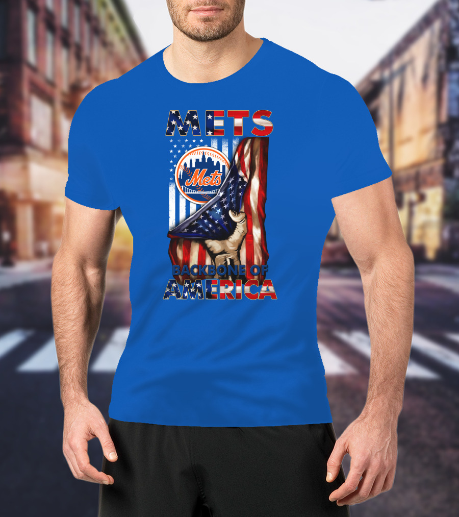 Mets Backbone Of America Patriotic T-Shirt
