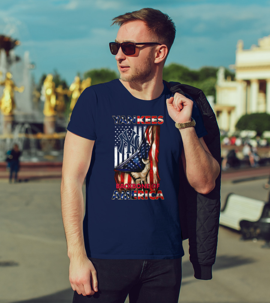 Yankees Backbone Of America T-Shirt