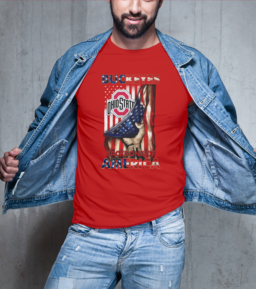 Ohio State Buckeyes Backbone Of America Patriotic Edition T-Shirt