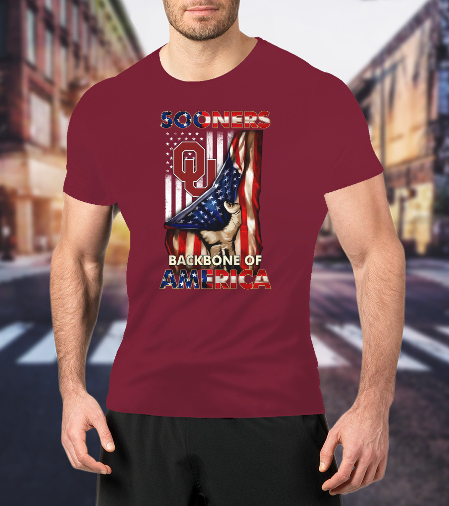 Sooners Backbone Of America Oklahoma T-Shirt