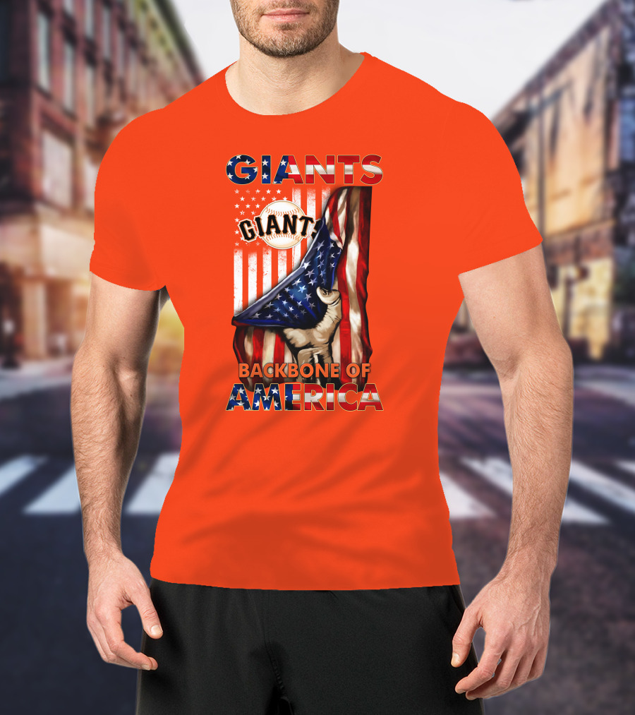 Giant Backbone Of America Giants T-Shirt