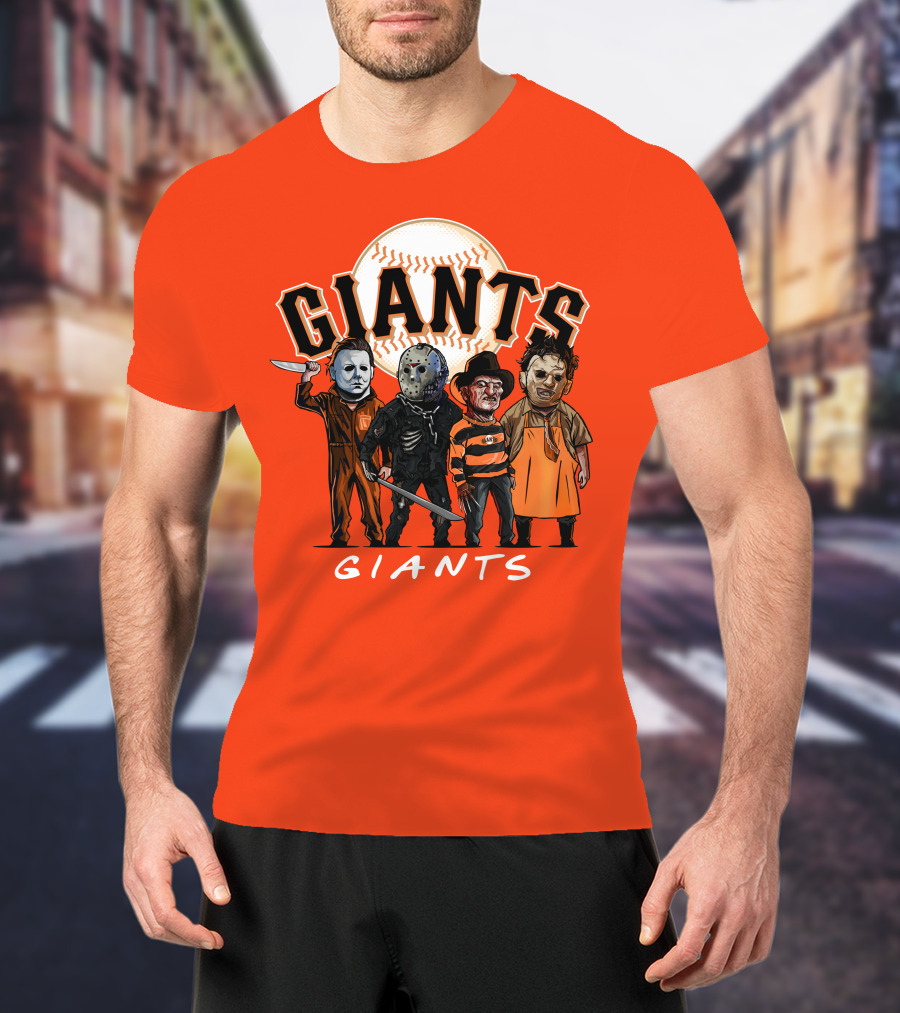 Giants Halloween The Slasher Squad T-Shirt