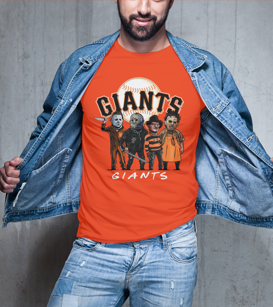 Giants Halloween The Slasher Squad T-Shirt