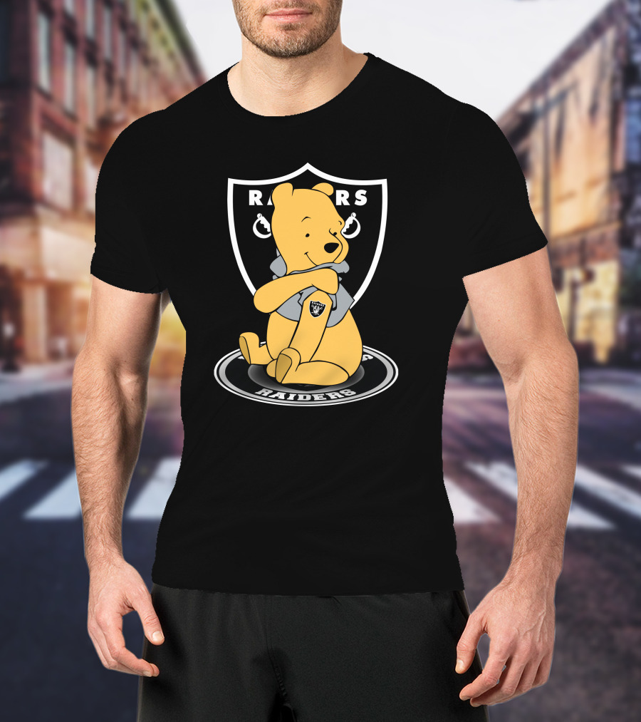 Las Vegas Raiders Winnie The Pooh Raiders T-Shirt