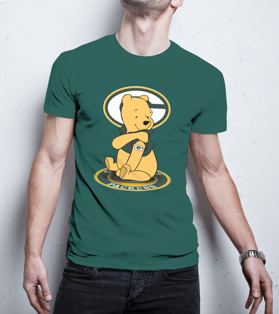 Green Bay Packers Winnie The Pooh G Logo Packers T-Shirt
